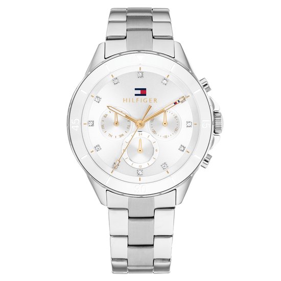 Tommy Hilfiger TH1782707 MELLIE Dames Horloge – 40 mm – Zilverkleurig  html Copy Edit